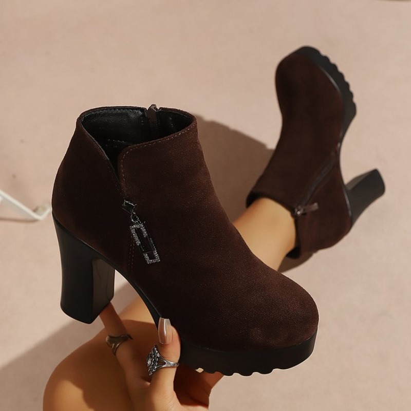 Up Lighting Decor - Botas Femininas de Cano Curto com