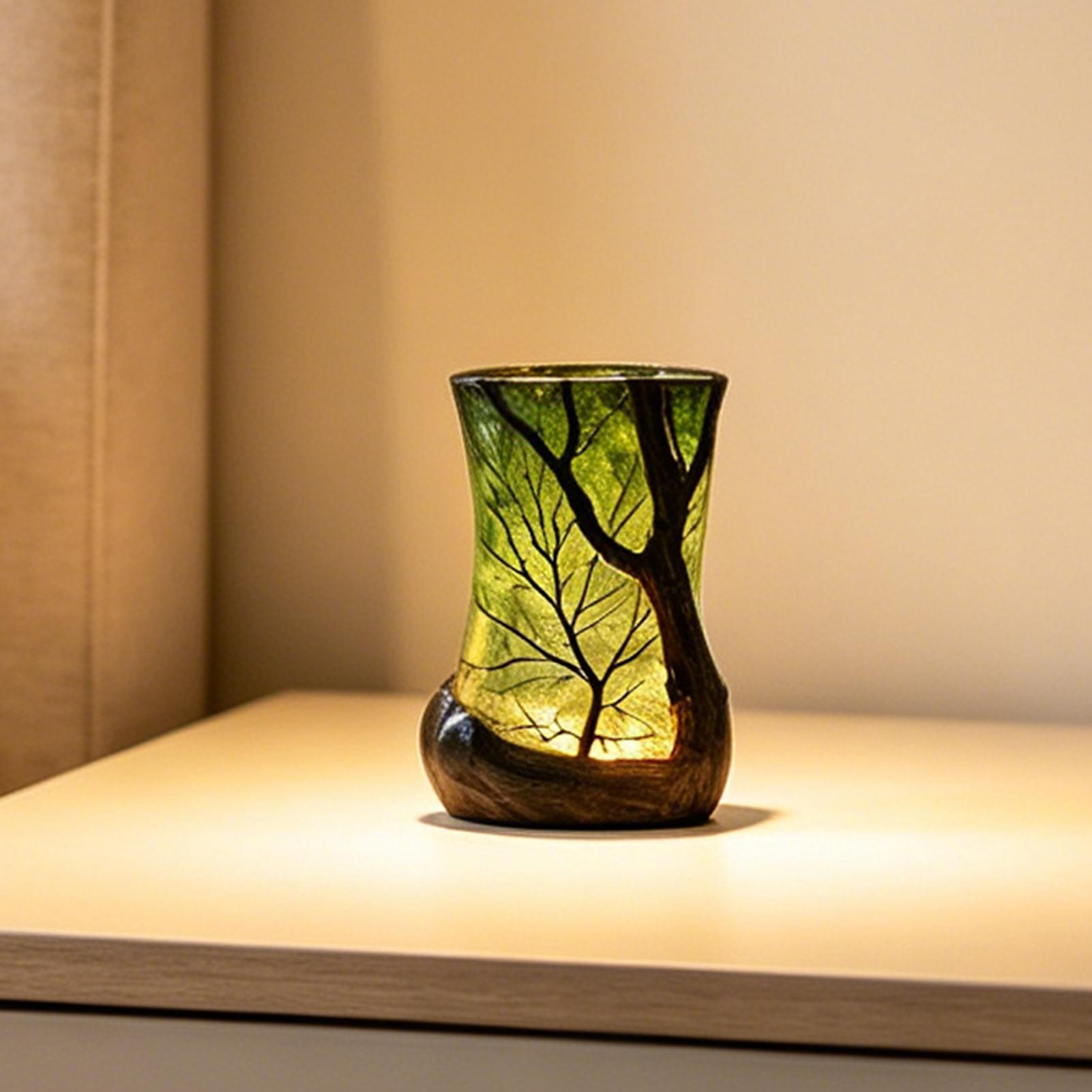 Lightings Decoration - Luminária de Mesa Decorativa Floresta Noturna: