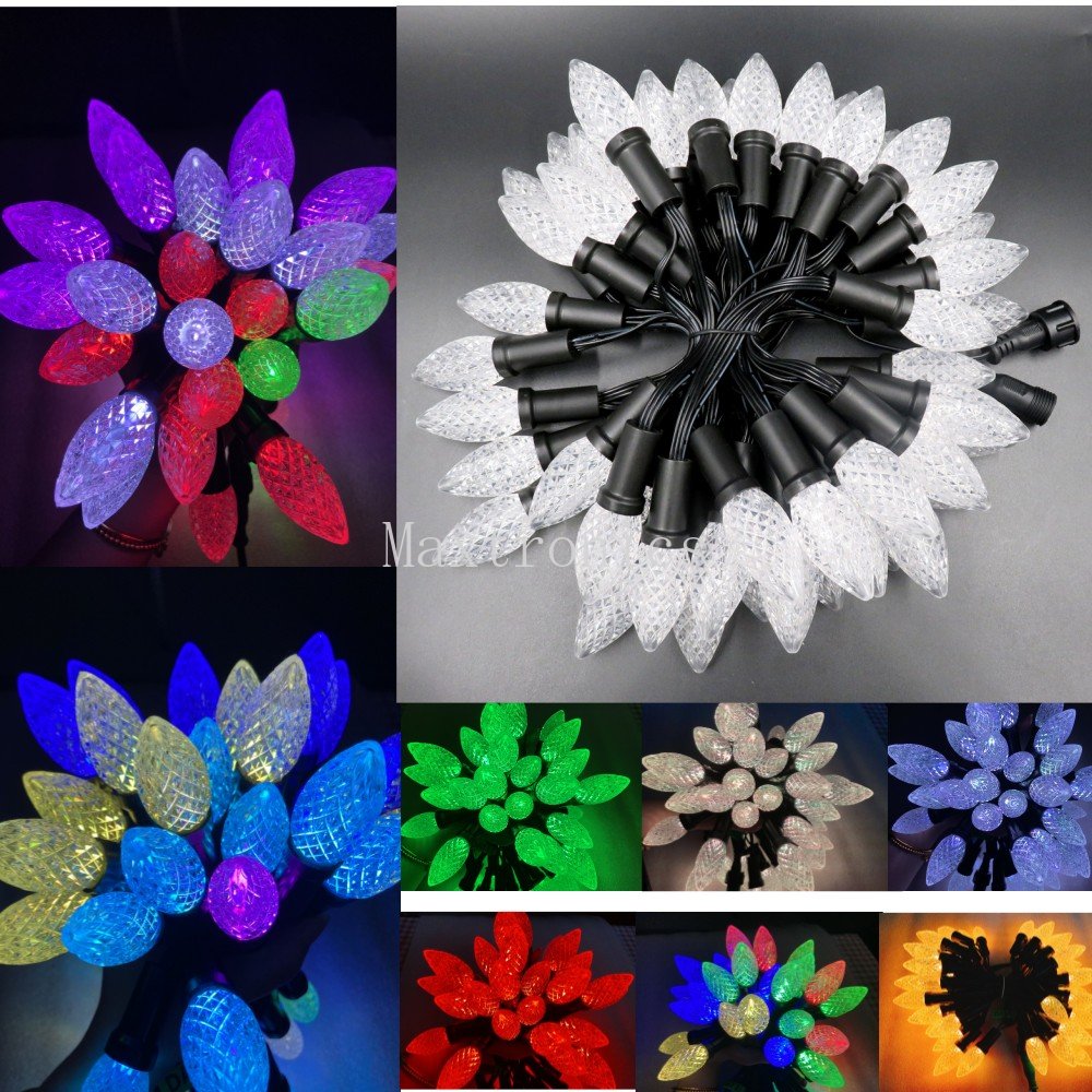 Decor Lighting Address - Novo 50leds/corda c9 dc12v ws2811 rgb