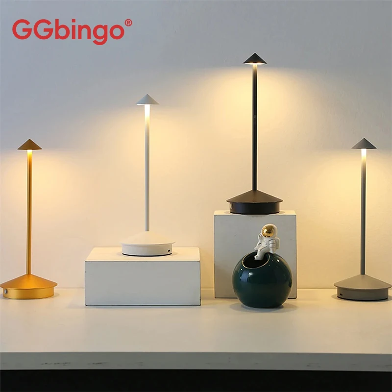 Lighting Decor Inc - Luminária de Mesa Recarregável Tipo-C GGbingo,