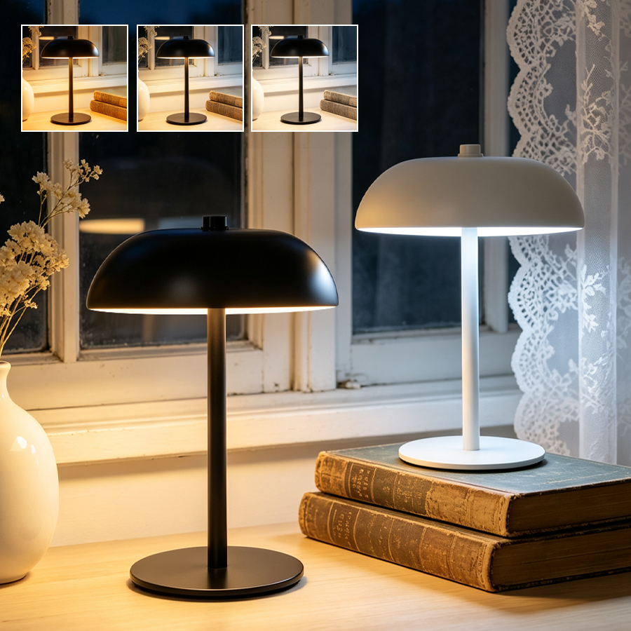 Mushroom Table Lamp - Luminária de Mesa Sem Fio em