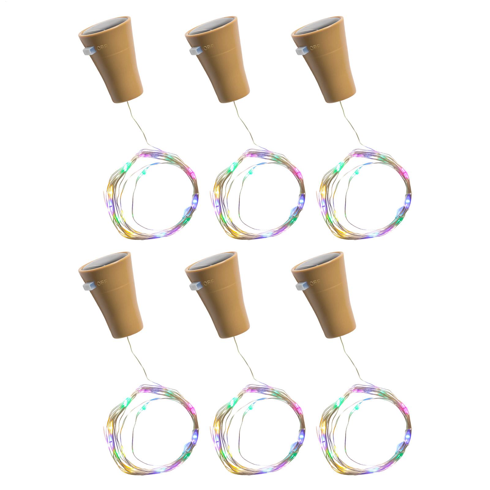 String Light Outdoor - Luzes solares para garrafas de vinho,