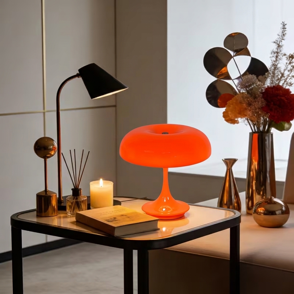 Mushroom Table Lamp - Lâmpada de Mesa LED em Forma