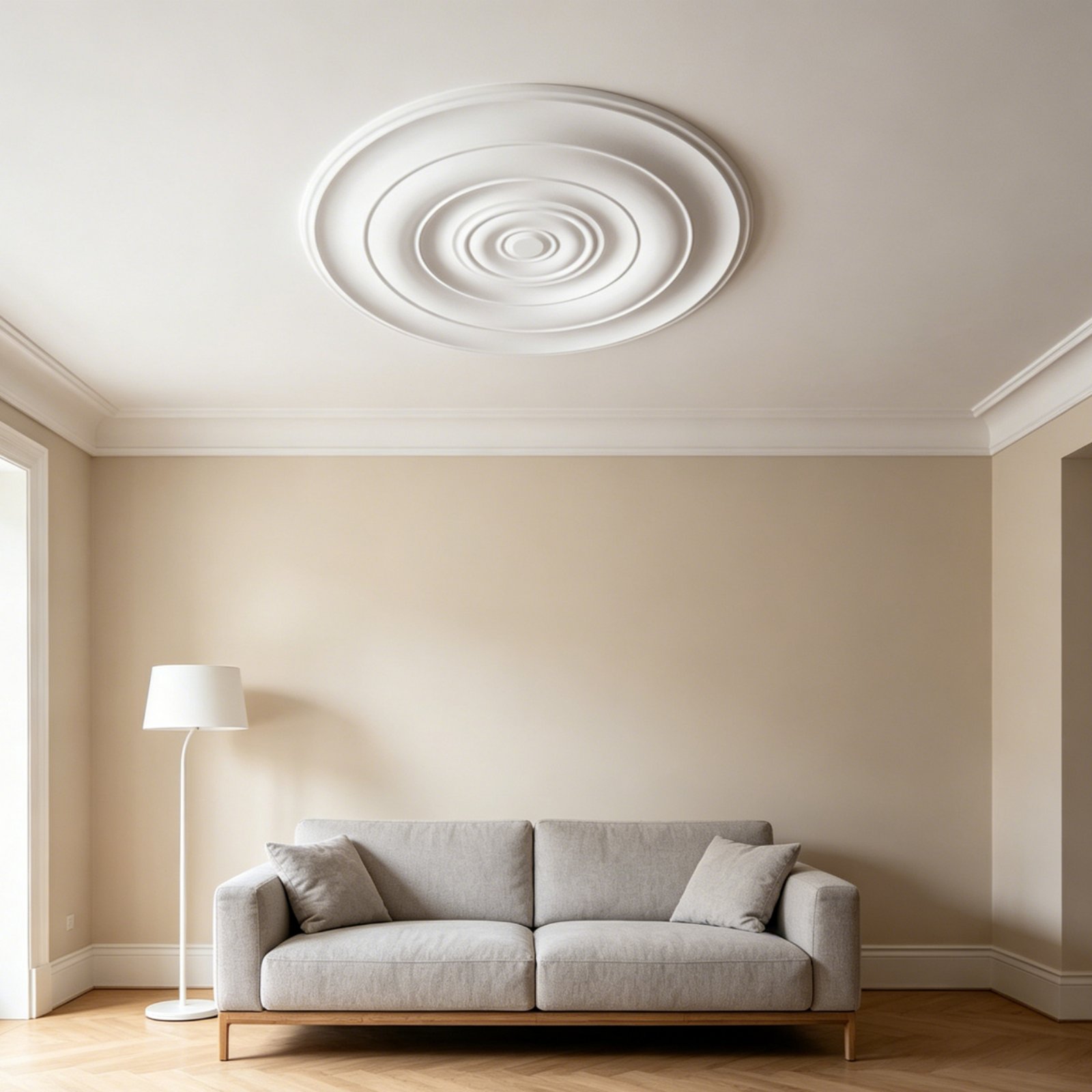 Lightings Decoration - Medalhão de Teto Redondo com Design