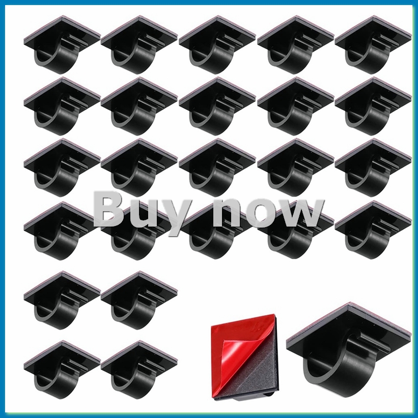 String Light Outdoor - 50 pçs mini clipes de cabo