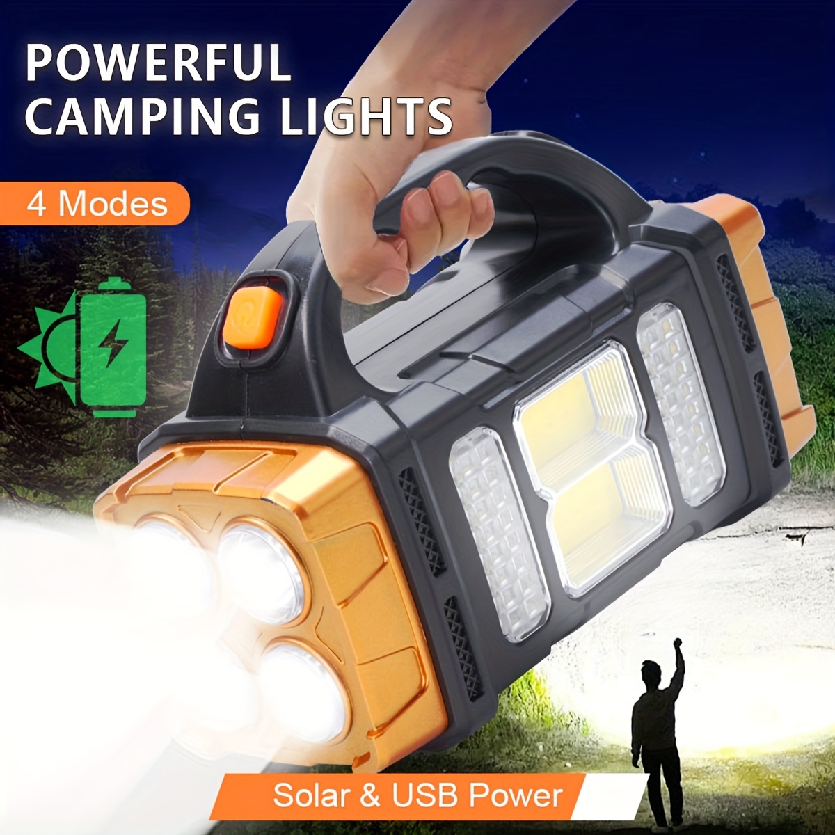 String Light Outdoor - Nova Lanterna LED Solar Recarregável de
