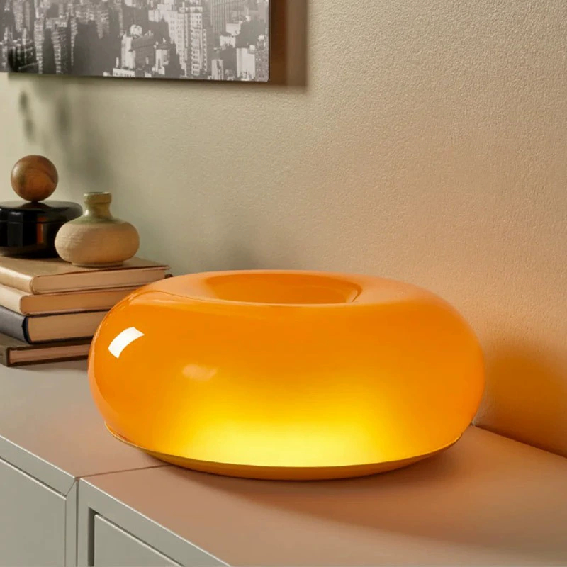 Mushroom Table Lamp - Luminária Nórdica Donut, Luminária de Mesa