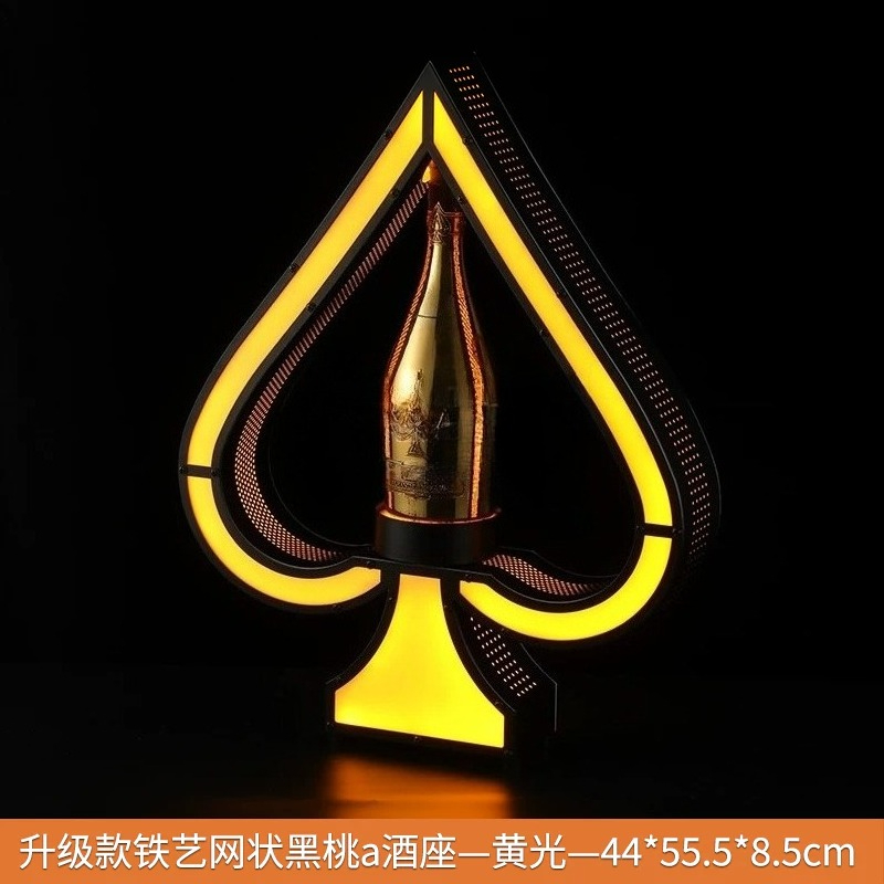 Up Lighting Decor - Suporte de Exibição para Garrafa de