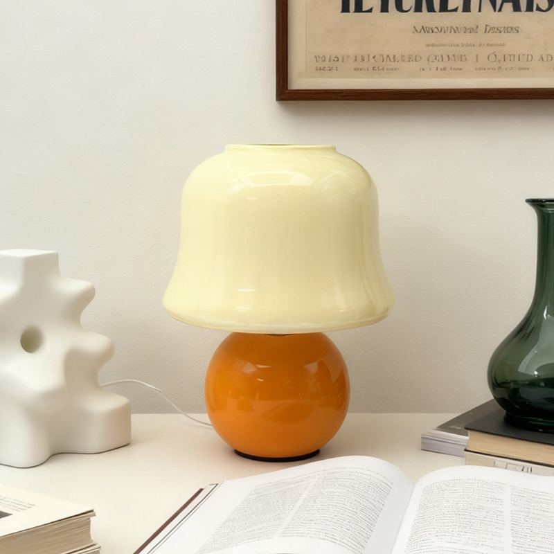 Mushroom Table Lamp - Luminária de Mesa Moderna Minimalista em