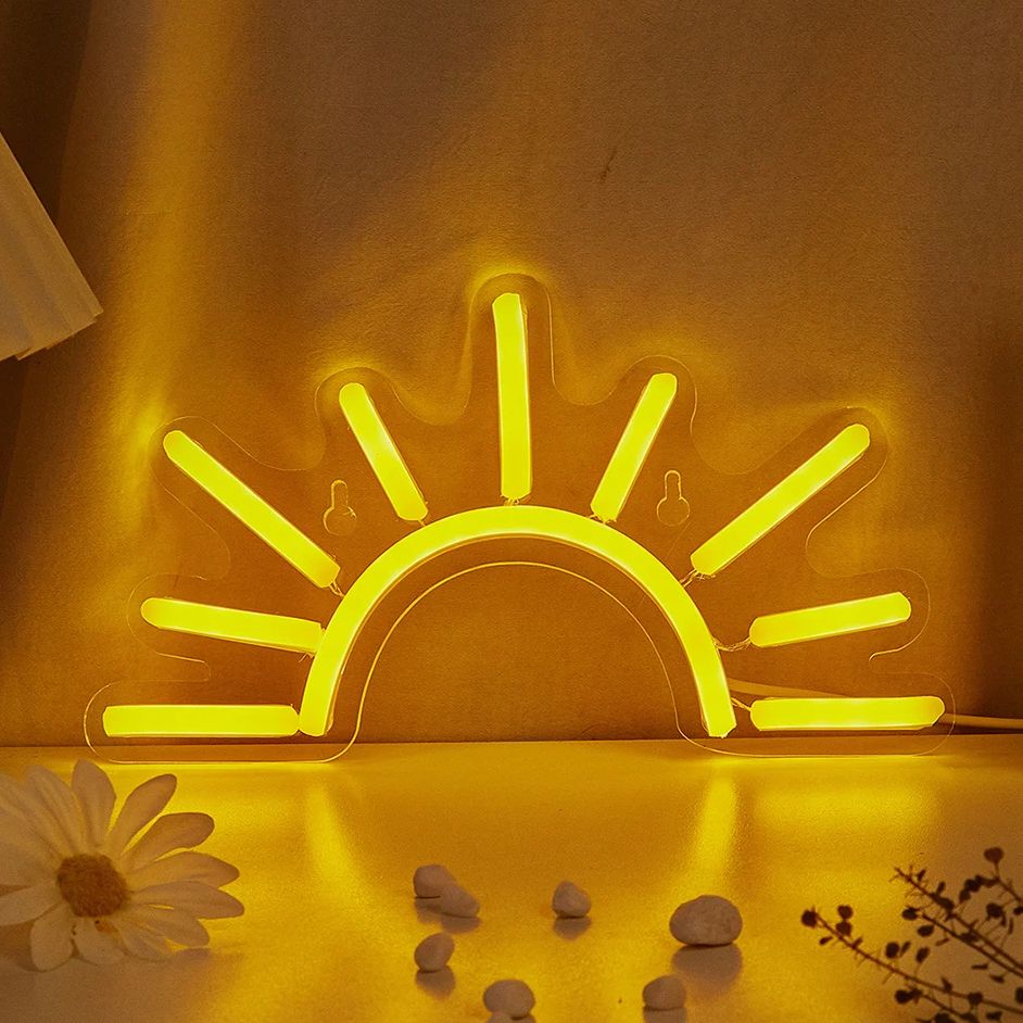 Lighting Decor Sunrise - Chi-buy-led sinal de néon, 1pc, usb