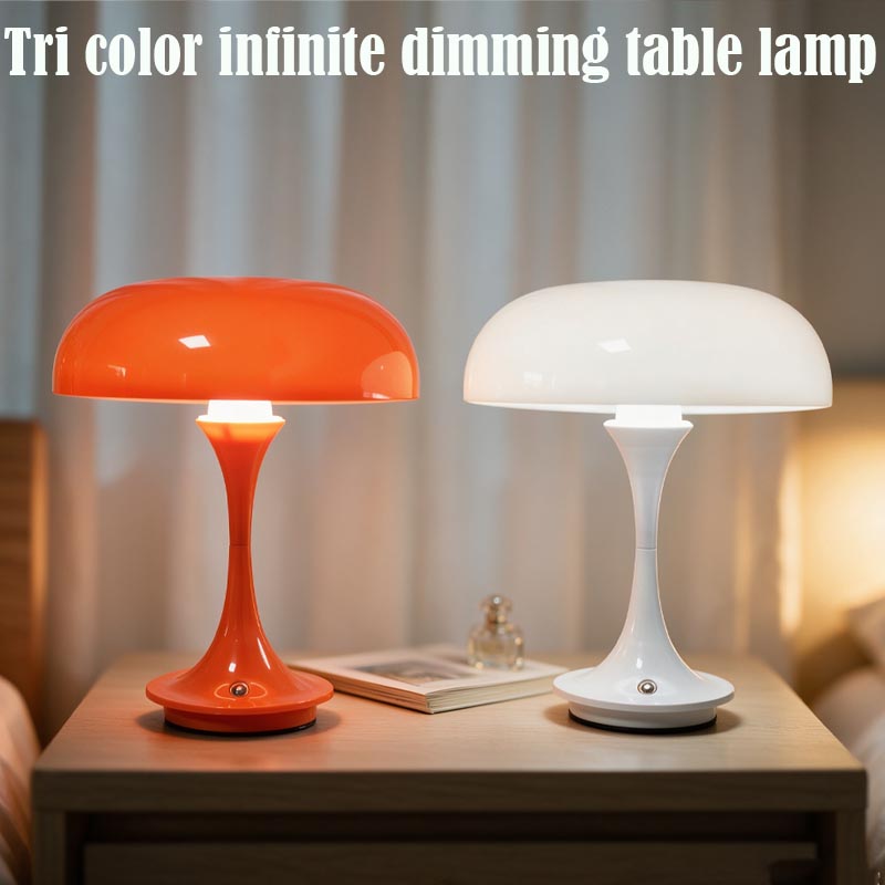 Mushroom Table Lamp - Luminária de Mesa Retrô em Formato
