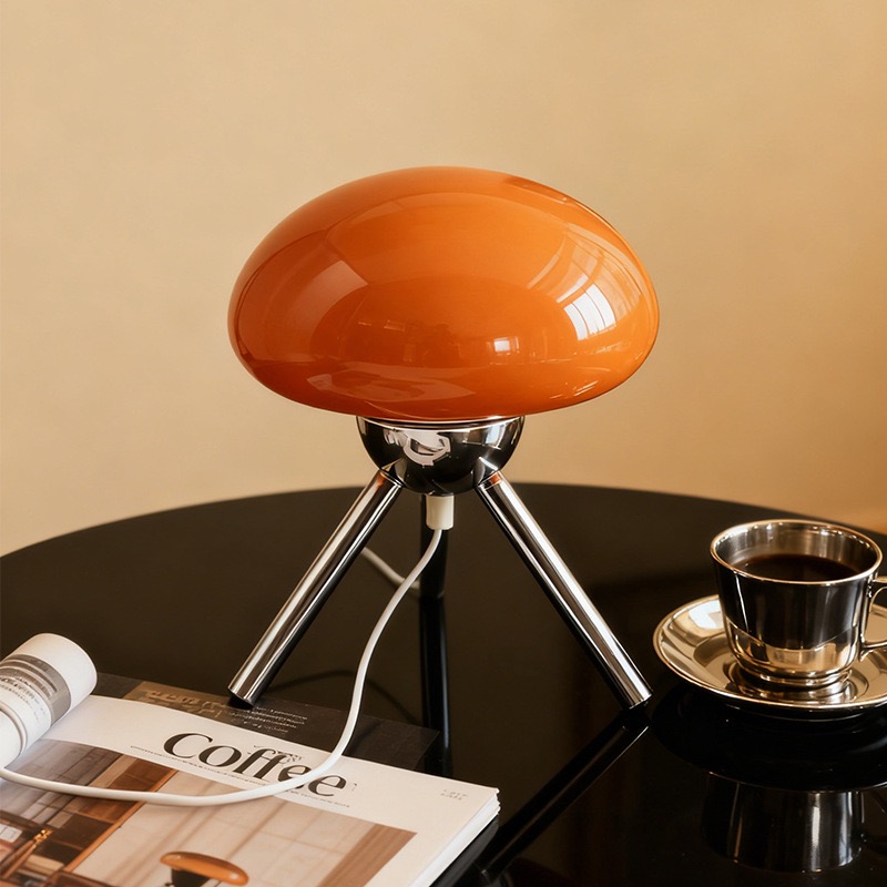 Mushroom Table Lamp - Luminária de Mesa Retro Moderna com