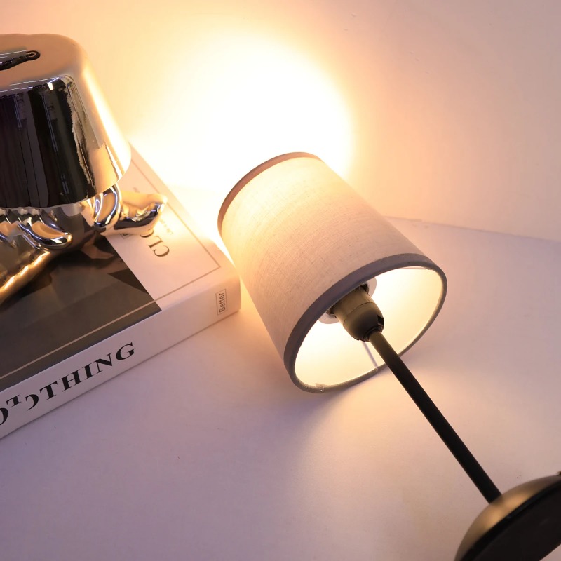Luminária de Mesa de Tecido Es - Up Lighting Decor avaliação e preço