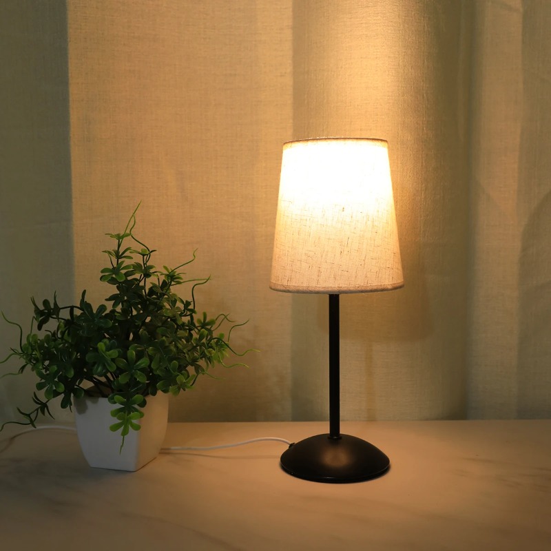 Luminária de Mesa de Tecido Es - Up Lighting Decor avaliação e preço