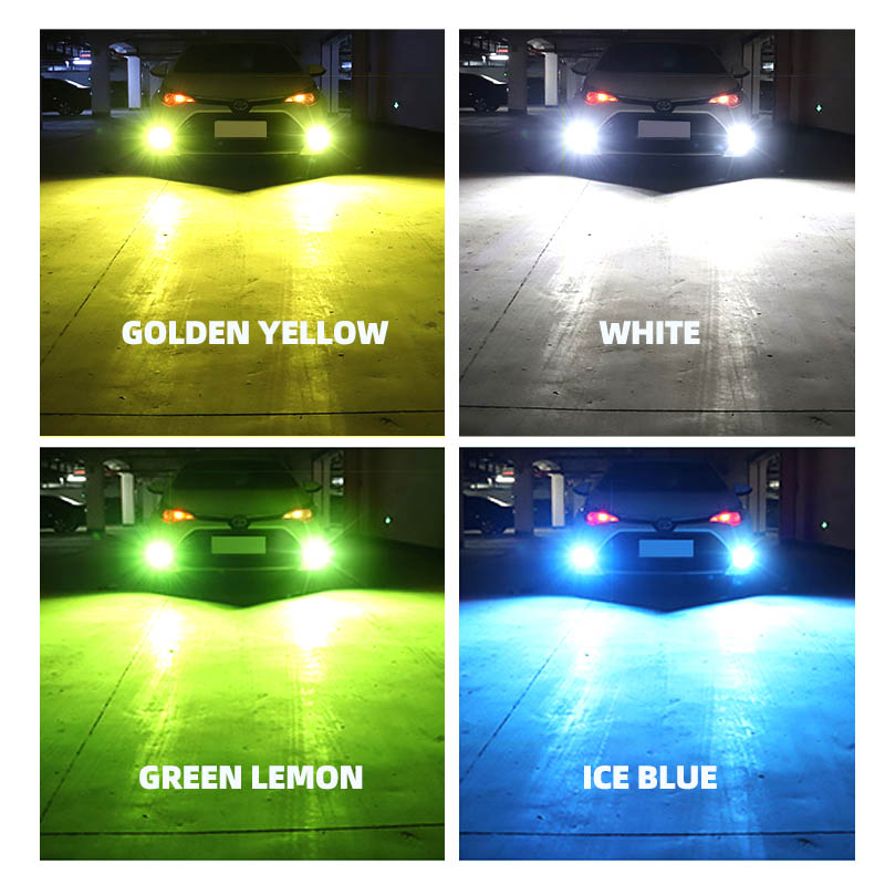 2xcar led luzes de nevoeiro di - Colour Changing Bulb avaliação e preço