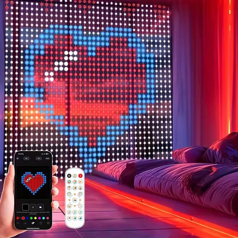 Luzes de natal bluetooth músic - Decor Lighting Address avaliação e preço