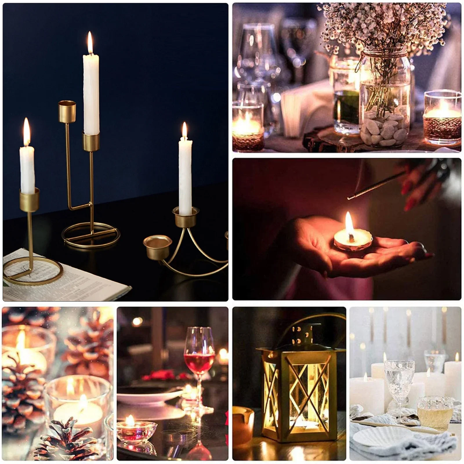 Acessórios castiçal de metal i - Home Decor Lighting Brands avaliação e preço