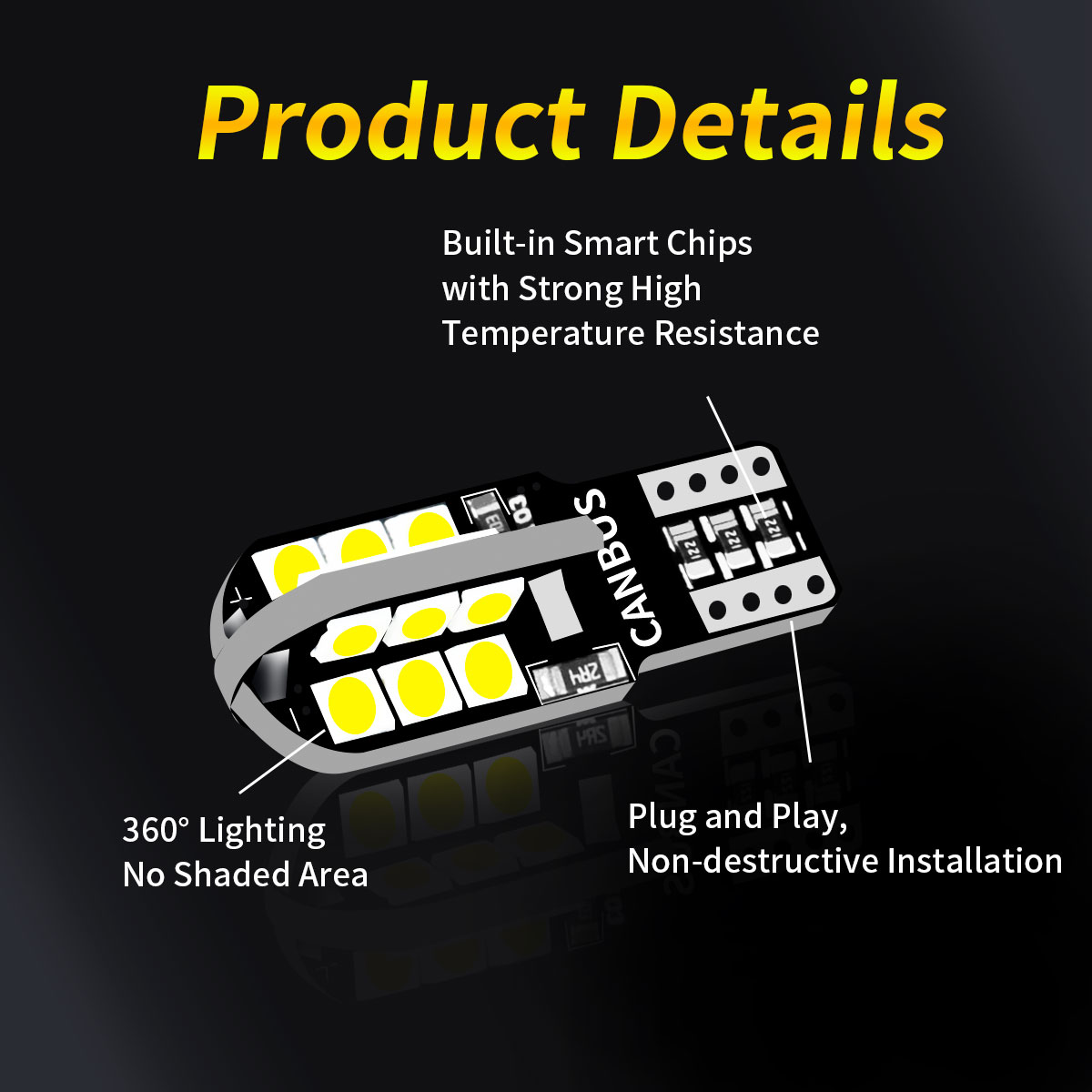 Lâmpadas de sinal de carro w5w - Colour Changing Bulb avaliação e preço