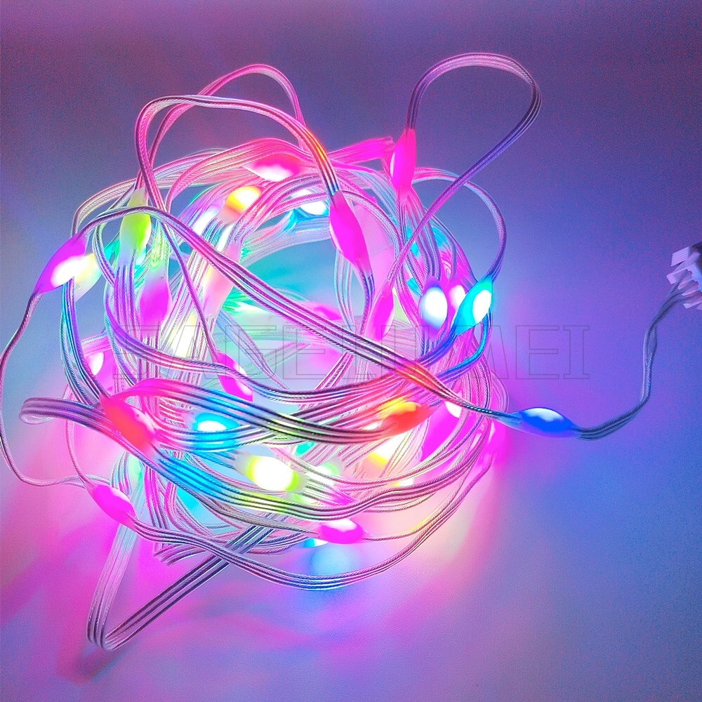 Dc5v/12v ws2812 led string lig - Decor Lighting Address avaliação e preço
