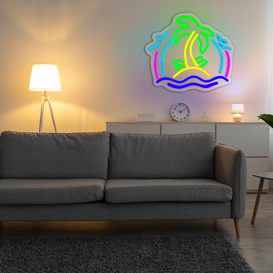 Letreiro Neon de Coqueiro para - Wall Decor Lighting Tree avaliação e preço