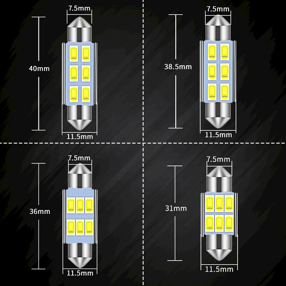 4 unidades C5W Led carro Festo - Colour Changing Bulb avaliação e preço
