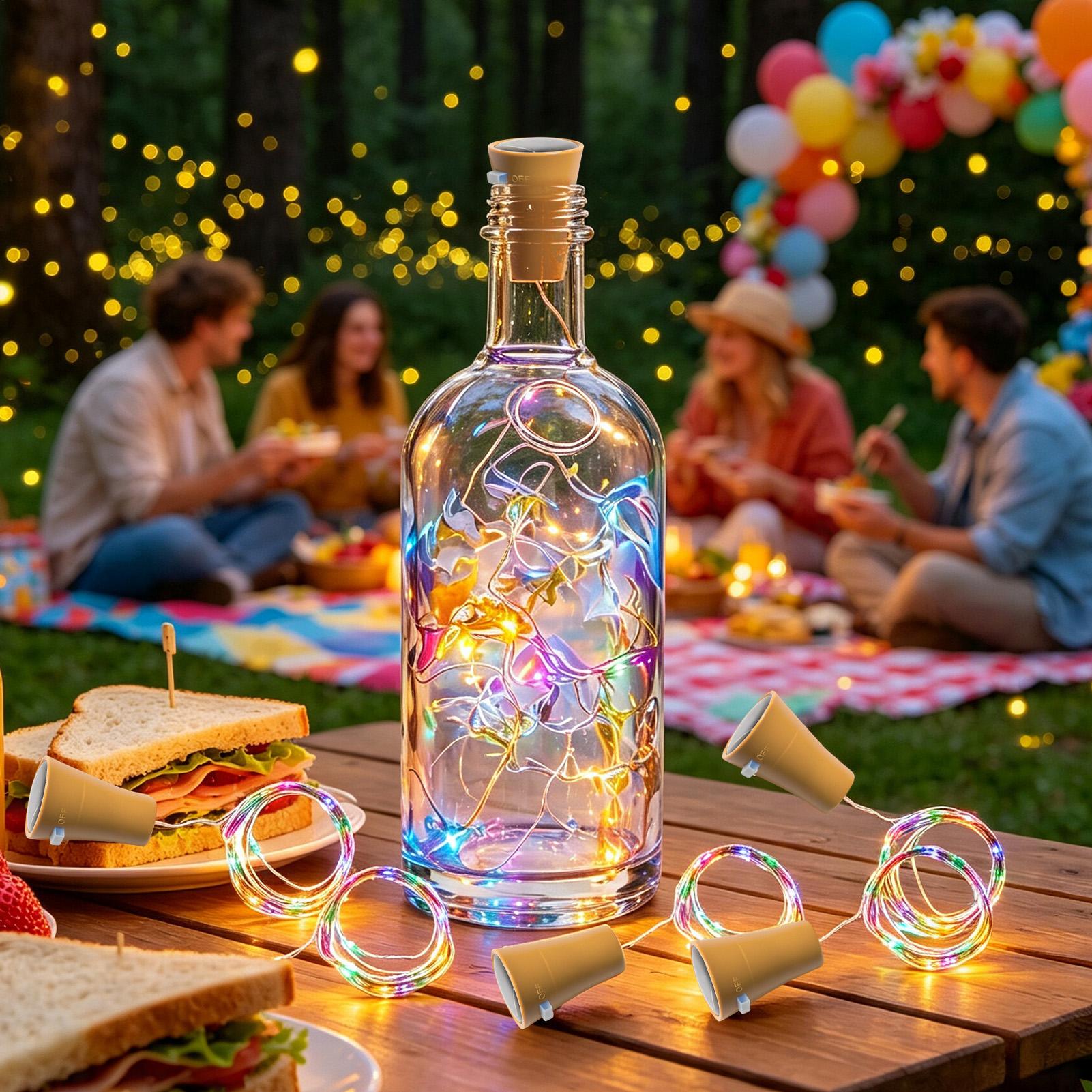 Luzes solares para garrafas de - String Light Outdoor avaliação e preço