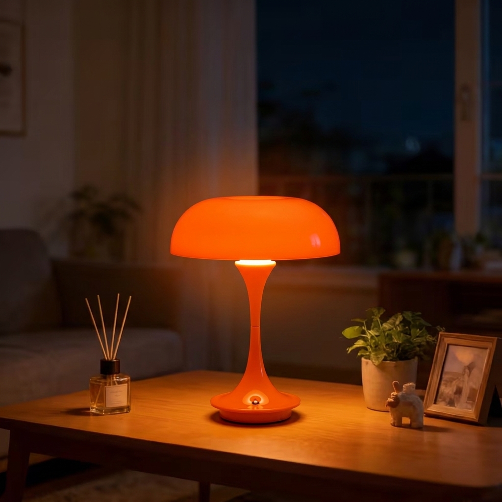 Lâmpada de Mesa LED em Forma d - Mushroom Table Lamp avaliação e preço