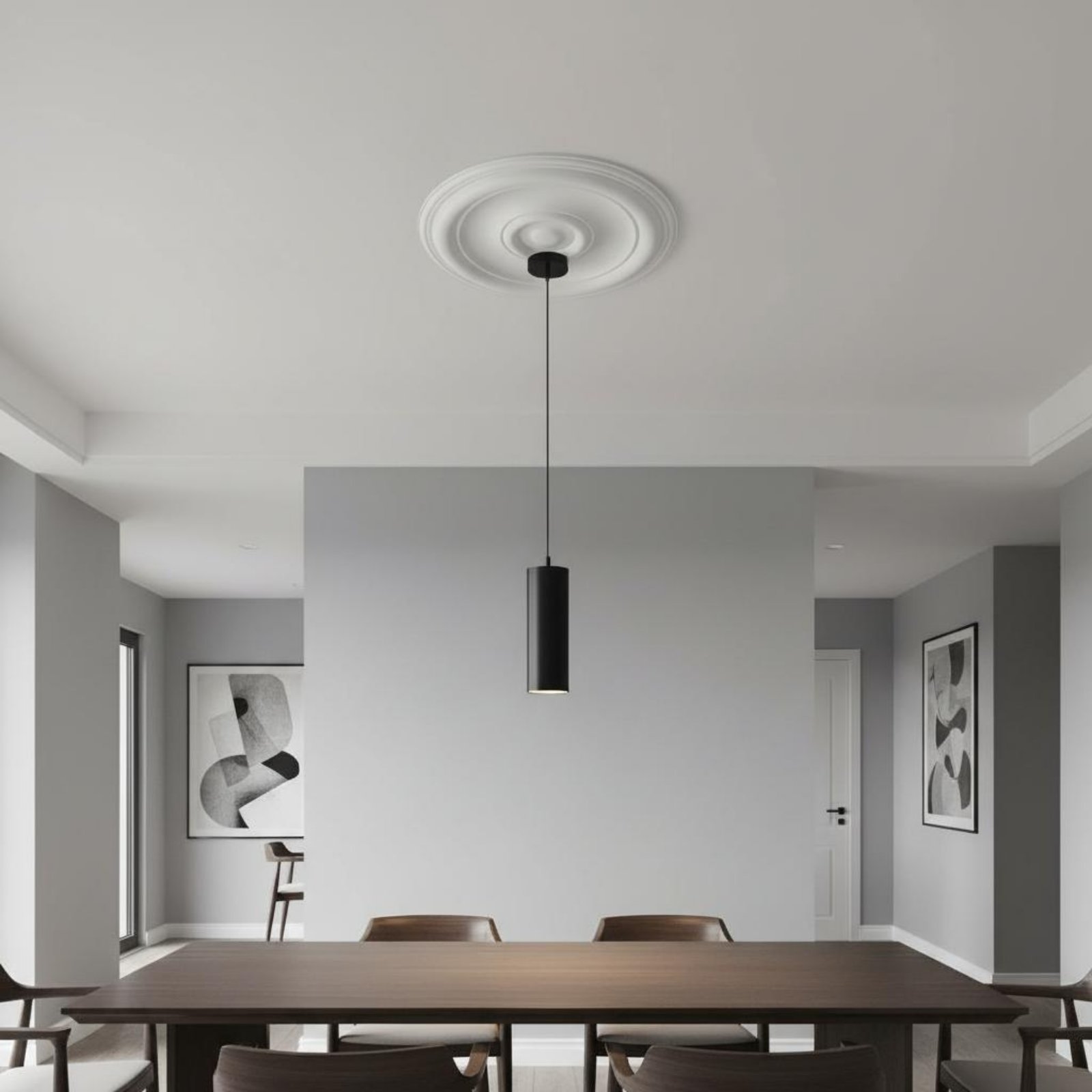 Medalhão de Teto Redondo com D - Lightings Decoration avaliação e preço