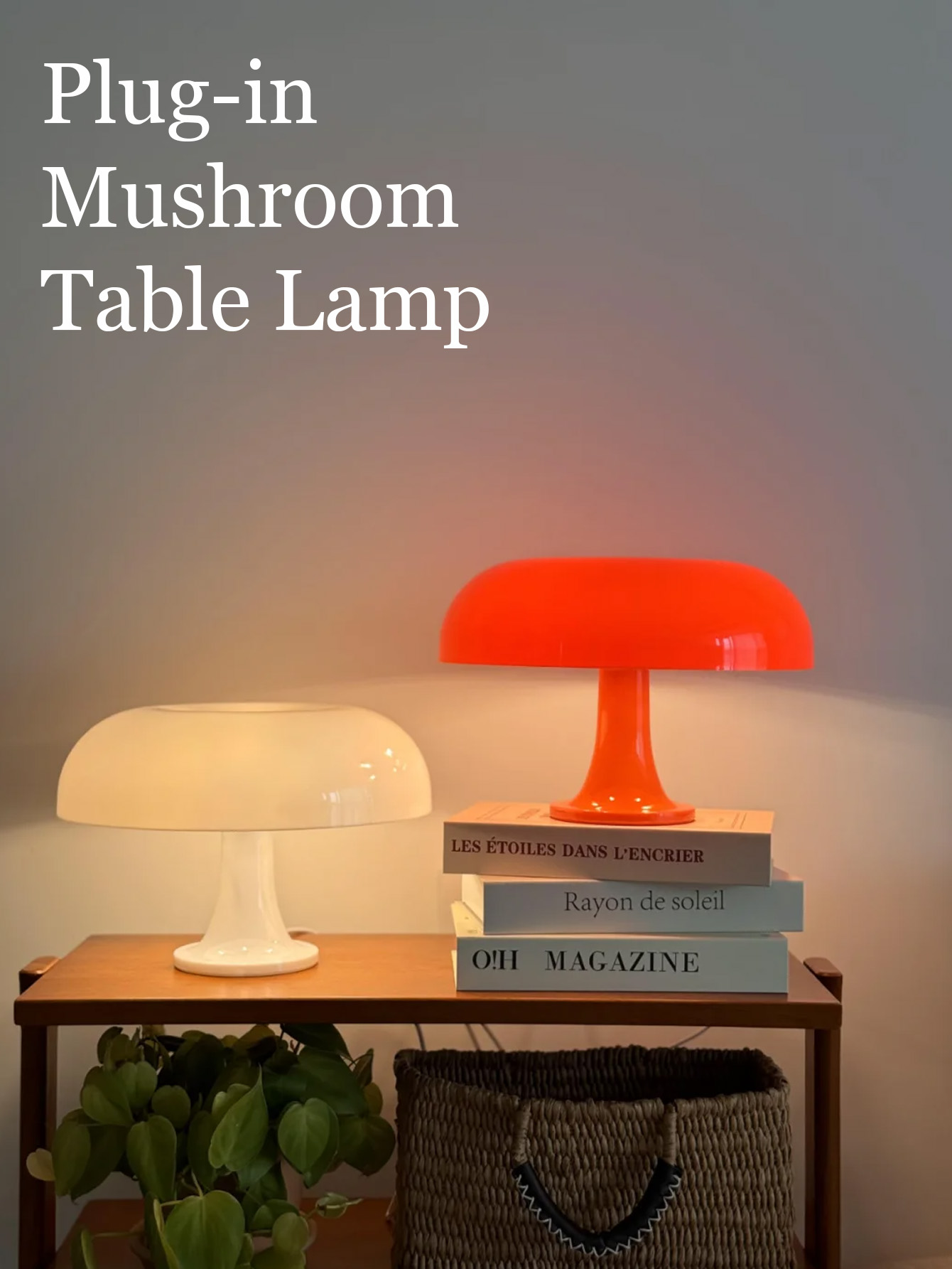 Luminária de Mesa Cogumelo Aco - Mushroom Table Lamp avaliação e preço