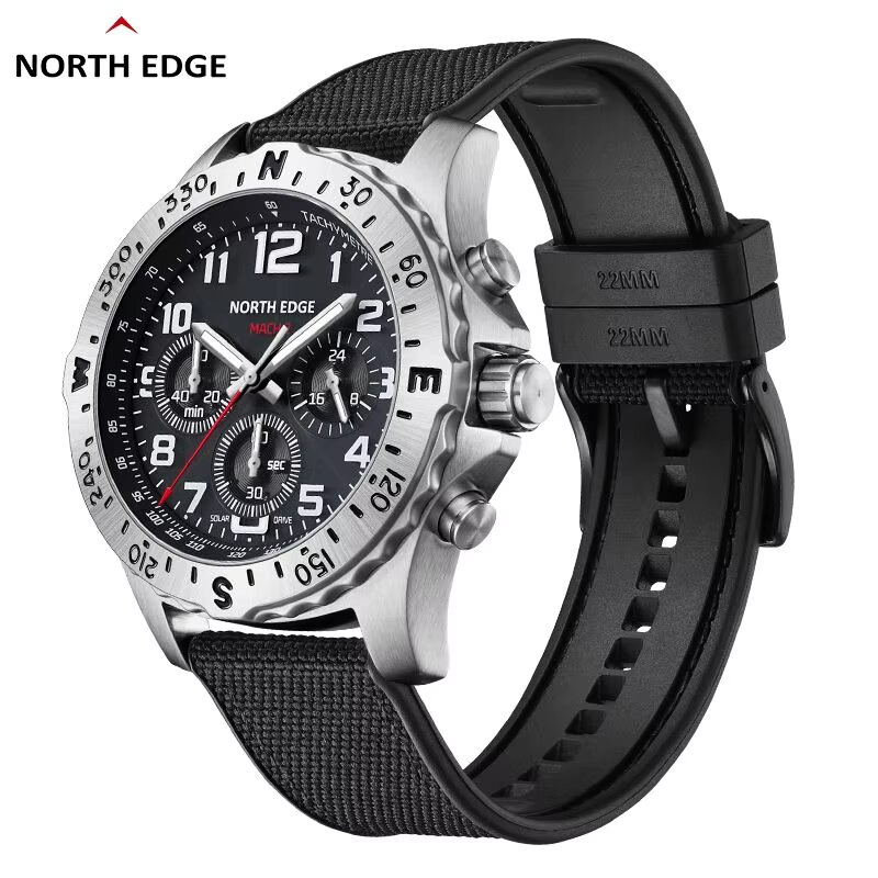 Relógio Masculino NORTH EDGE 2 - Lantern Paper Solar avaliação e preço