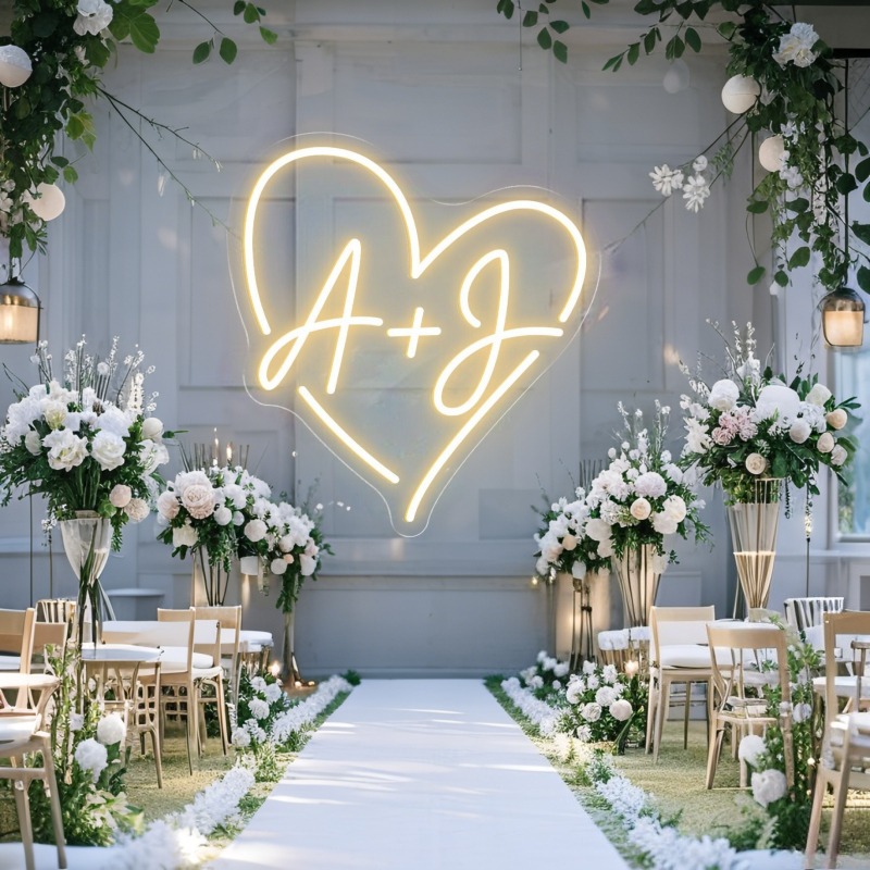 Iniciais personalizadas coraçã - Lighting Decoration Ideas avaliação e preço