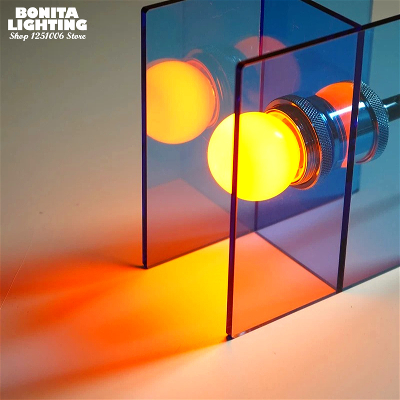 Luminária de Mesa Acrílica Geo - Lighting Decor Sunrise avaliação e preço