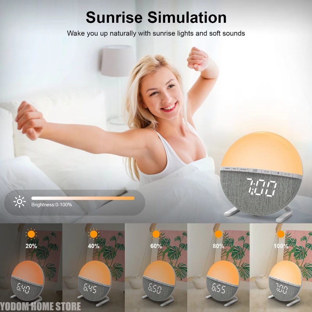 Despertador com Luz de Nascer  - Lighting Decor Sunrise avaliação e preço