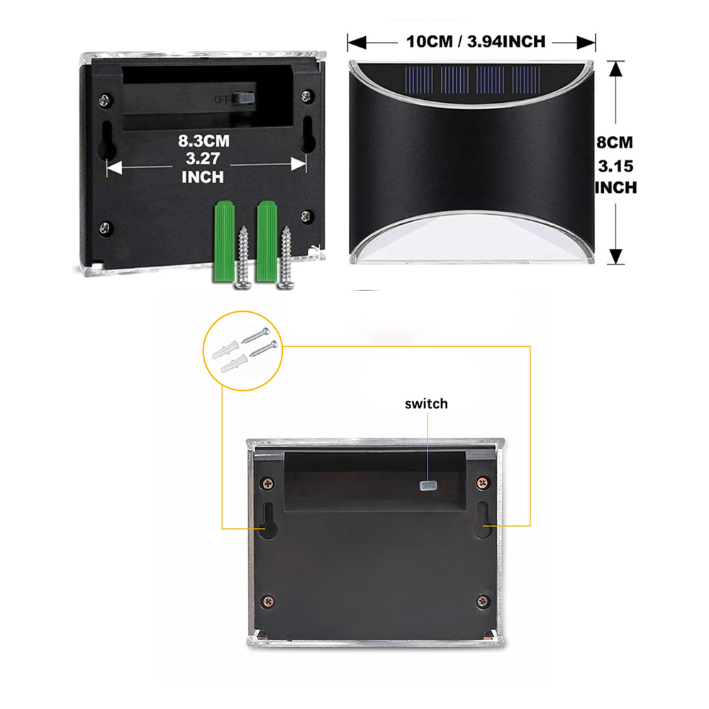 Luz Solar LED para Placa de En - Decor Lighting Address avaliação e preço