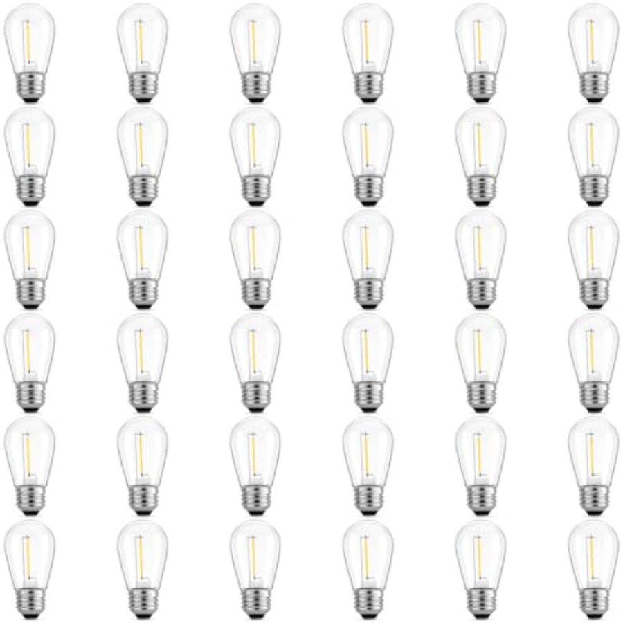 Pacote com 36 Lâmpadas LED S14 - String Light Outdoor avaliação e preço