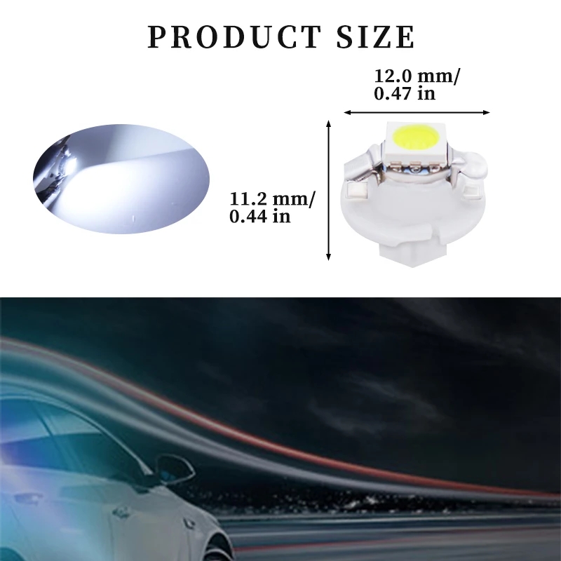 10 peças 12v 7 cores b8.4 novo - Colour Changing Bulb avaliação e preço