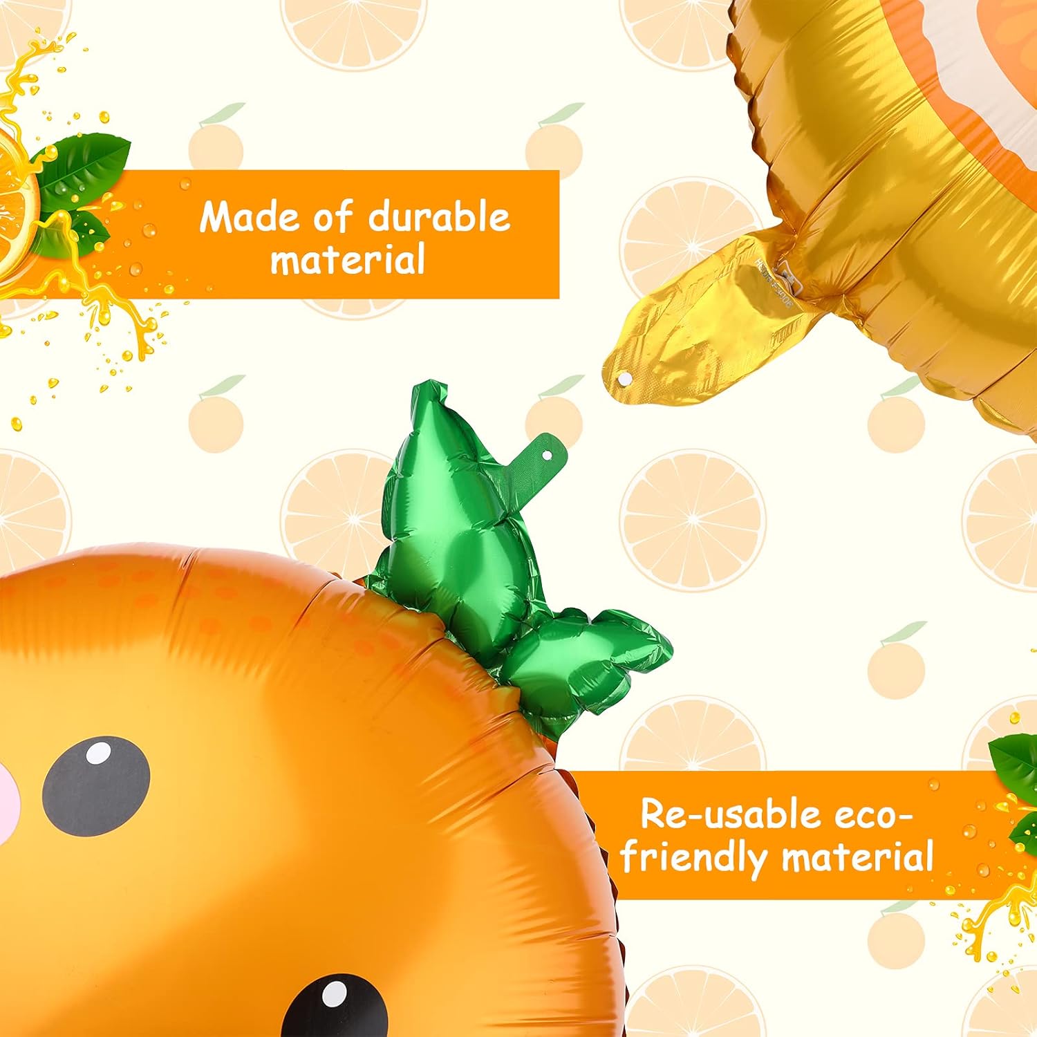 Balões de frutas com fatias de - Orange Lighting Decor avaliação e preço