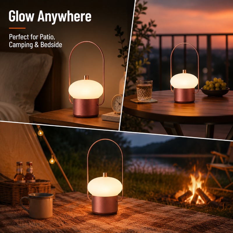 Luminária de Mesa Portátil Rec - Mushroom Table Lamp avaliação e preço