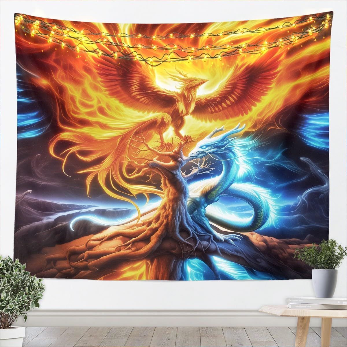 Tapeçaria de Parede Luxuosa co - Wall Decor Lighting Tree avaliação e preço