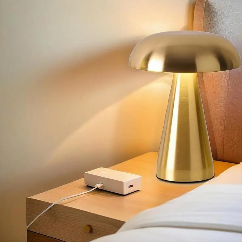 Luminária de mesa LED retrô co - Mushroom Table Lamp avaliação e preço