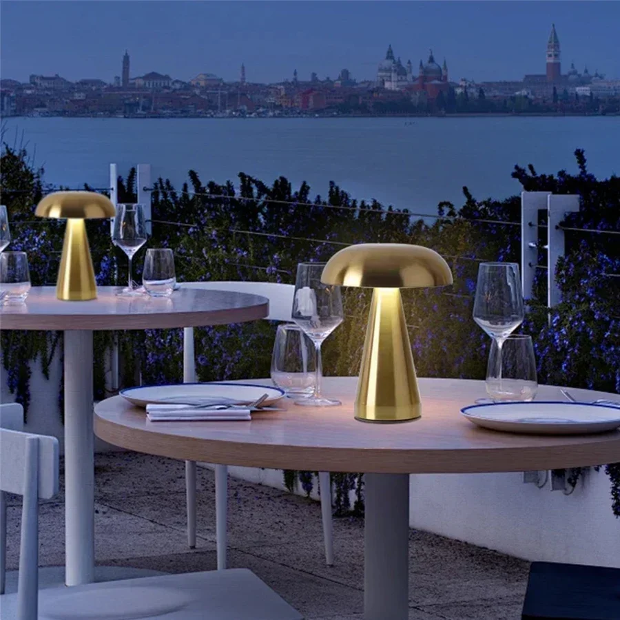 Luminária de mesa LED retrô co - Mushroom Table Lamp avaliação e preço