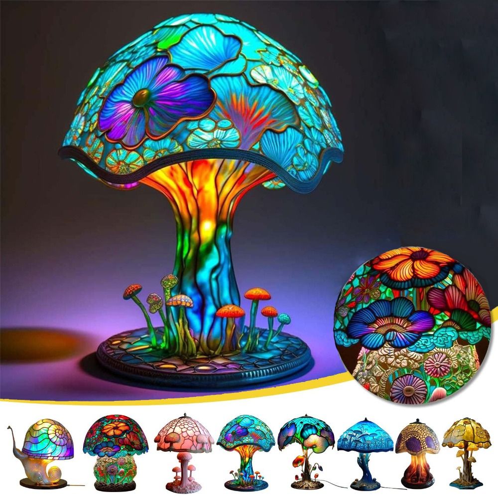 Luminária de Mesa com Design E - Mushroom Table Lamp avaliação e preço