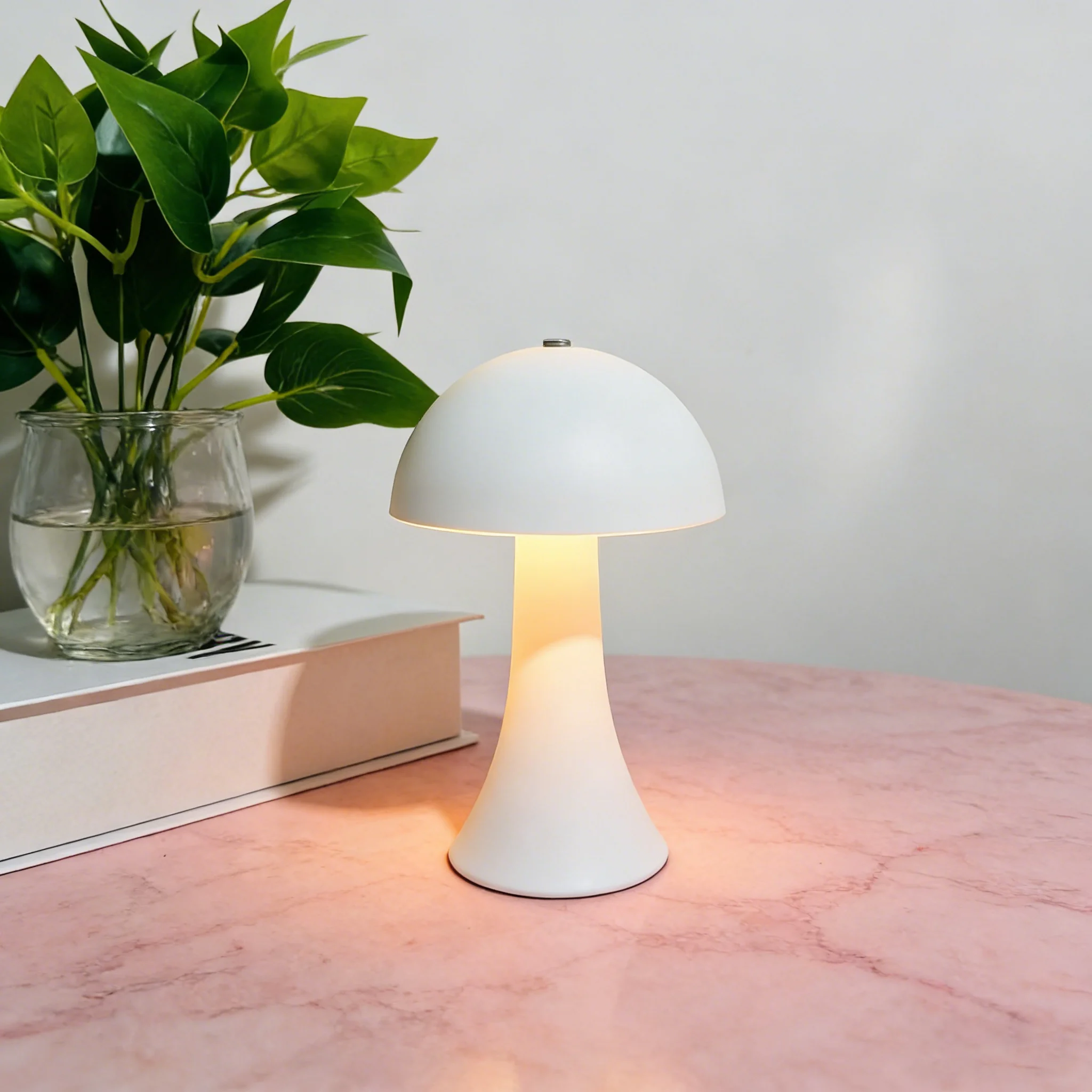Luminária de mesa LED recarreg - Mushroom Table Lamp avaliação e preço