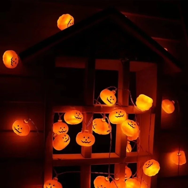 Luzes de Cordão de Abóbora de  - String Light Outdoor avaliação e preço