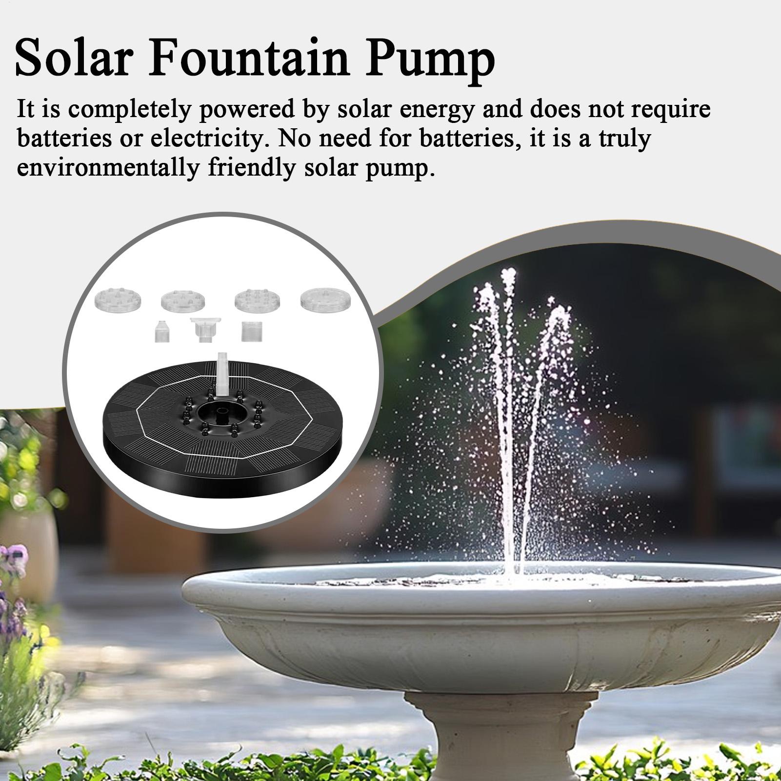 Bomba de Fonte Solar Ajustável - Up Lighting Decor avaliação e preço