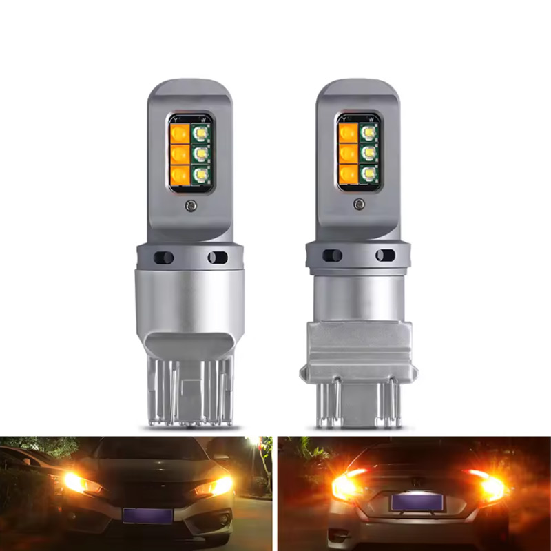 Lâmpadas led t25 3157 t20 7443 - Colour Changing Bulb avaliação e preço