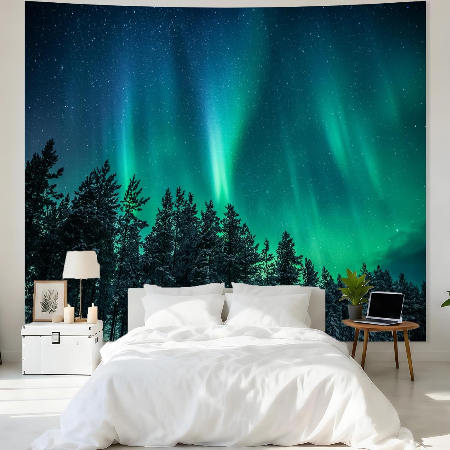 Grande Tapeçaria de Parede com - Wall Decor Lighting Tree avaliação e preço