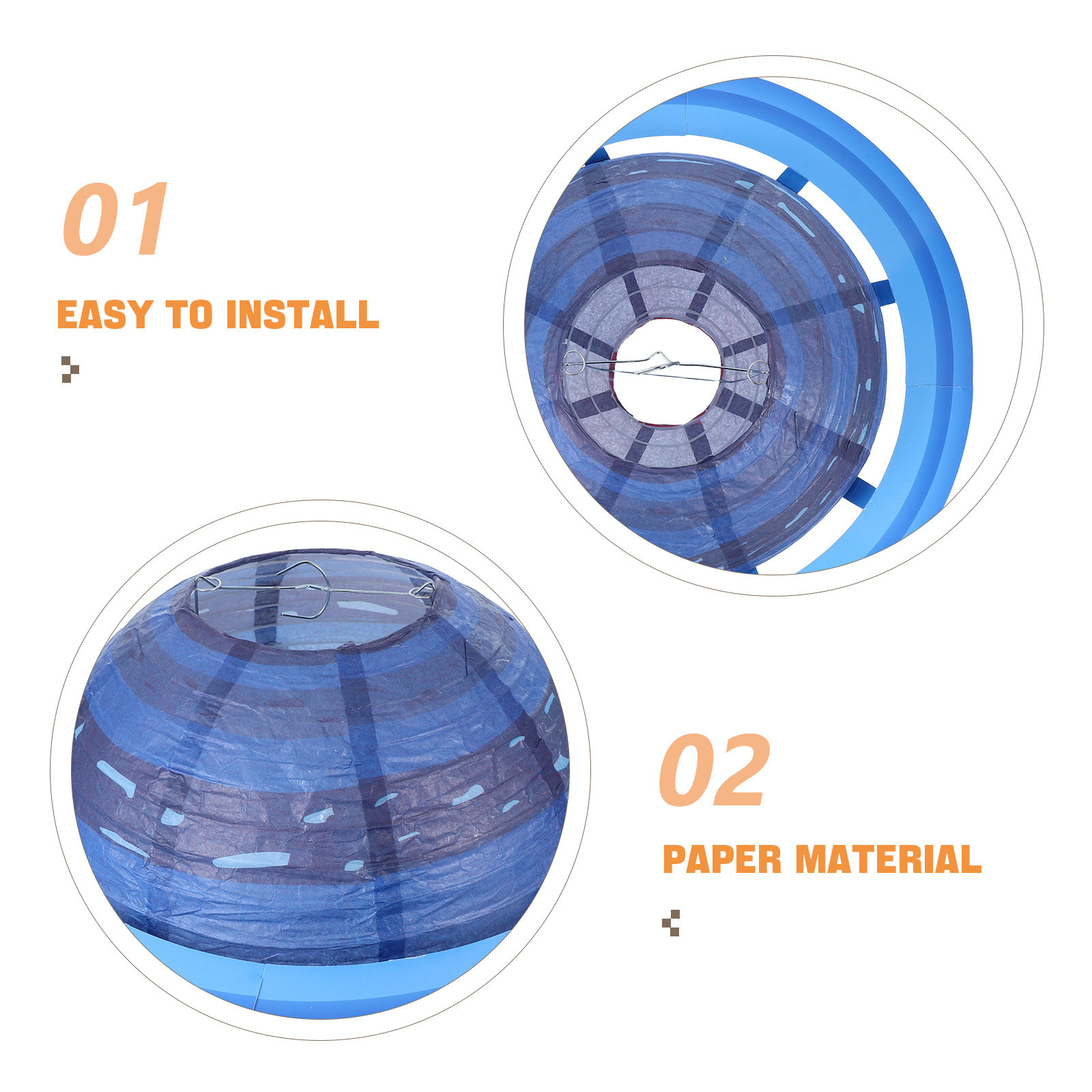 4 Lanternas de Papel em Forma  - Lantern Paper Solar avaliação e preço