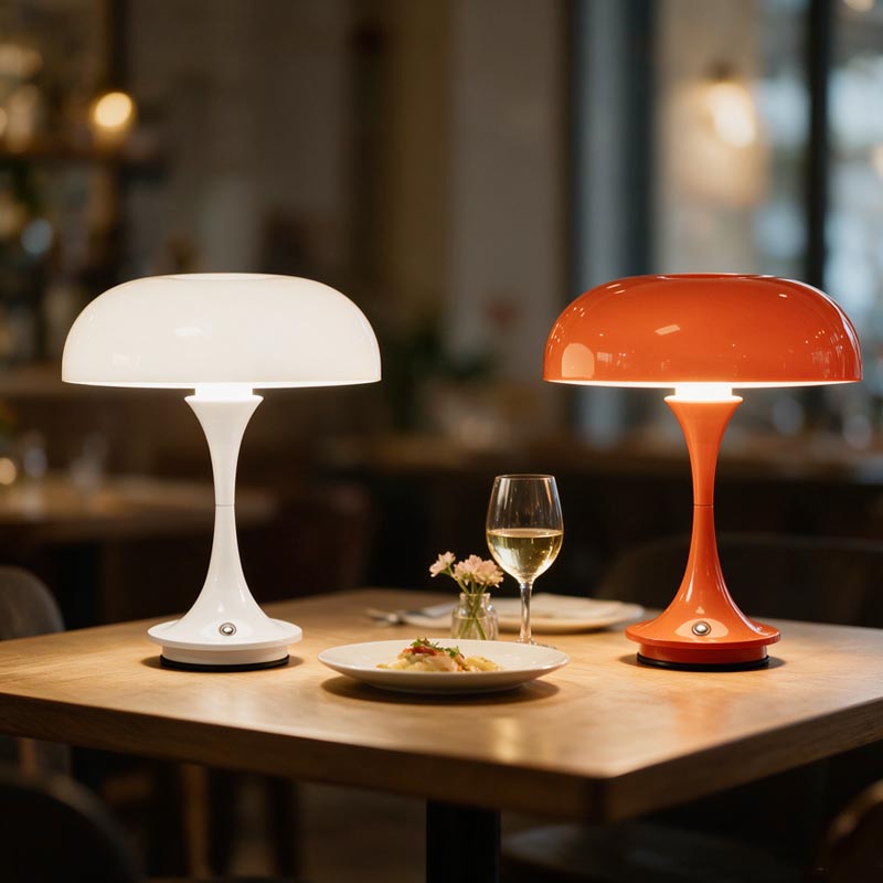 Luminária de Mesa Retrô em For - Mushroom Table Lamp avaliação e preço