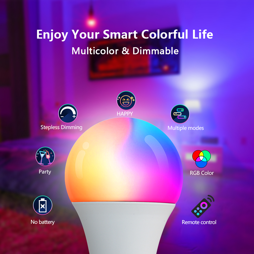 Lâmpada LED RGB de 16 Cores, L - Colour Changing Bulb avaliação e preço